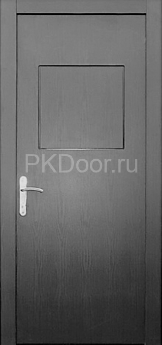 Фотография «Дверь в кассу металлическая серая №7»
