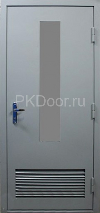 Фотография «Дверь в котельную стальная серая №3»