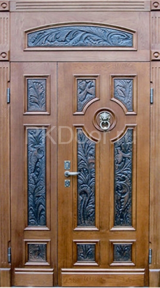 Фотография «Полуторная металлическая парадная дверь №11»
