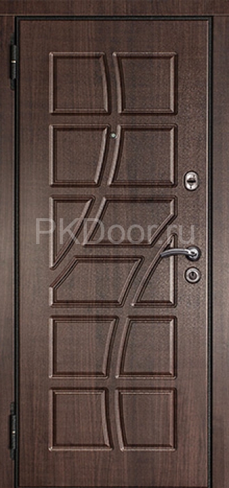 Фотография «Стальная дверь трехконтурная с МДФ ПВХ покрытием №8»