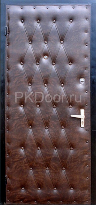 Фотография «Входная металлическая дверь в квартиру с отделкой ламинатом венге №1»