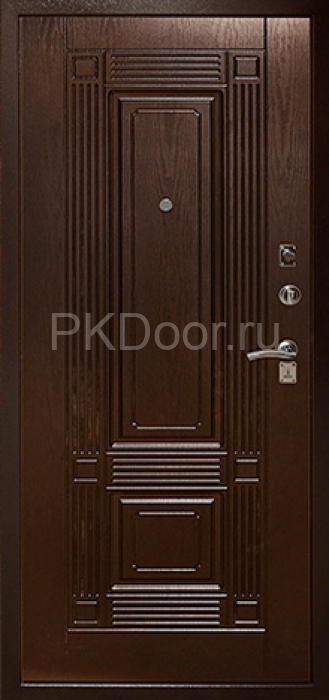 Фотография «Дверь с терморазрывом металлическая МДФ Шпон венге №14»