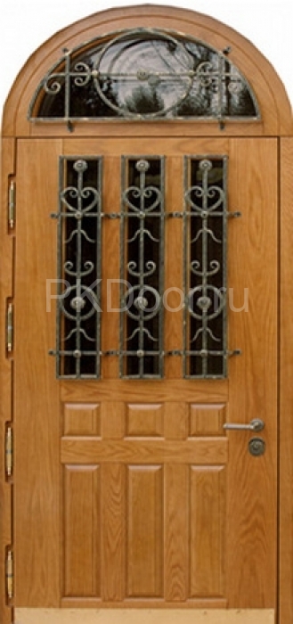 Фотография «Металлическая железная наружная дверь МДФ ПВХ №17»