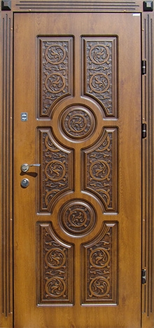 Фотография «Дверь для дачи стальная МДФ винорит №1»