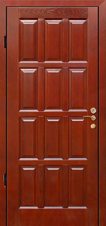 Фотография «Железная дверь для дачи МДФ филенчатая №2»