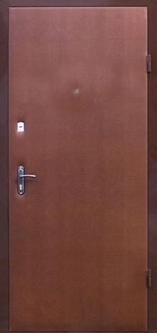 Фотография «Железная временная дверь с покрытием нитроэмалью №13»