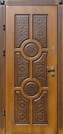Фотография «Дверь для дачи стальная МДФ винорит №1»