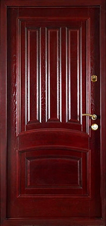 Фотография «Железная дверь прочная с порошковым напылением медный антик №32»