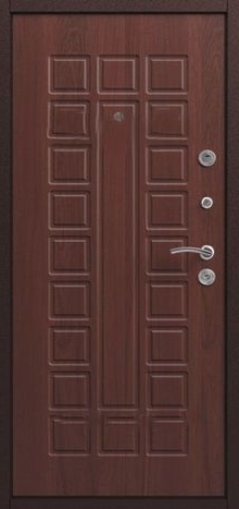 Фотография «Дверь наружная стальная с порошковым покрытием черная №87»