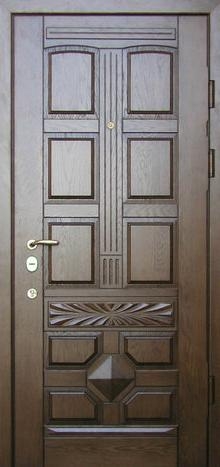 Фотография «Металлическая дверь с резьбой №1»