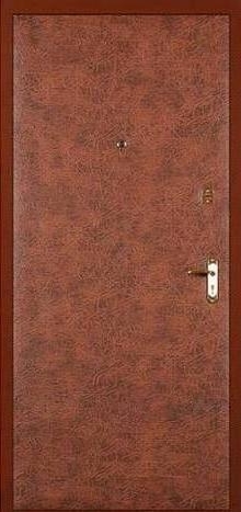 Фотография «Стальная дверь для дачи с ковкой коричневая №3»