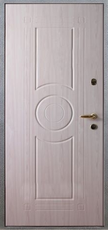 Фотография «Металлическая прочная дверь с порошковым покрытием серая №86»