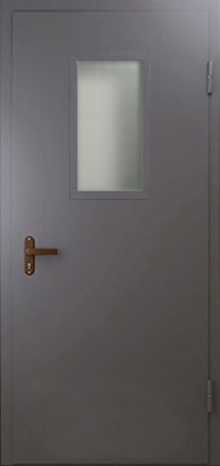 Фотография «Металлическая техническая дверь серая №4»