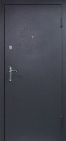 Фотография «Офисная стальная дверь с покрытием нитроэмаль черная №11»