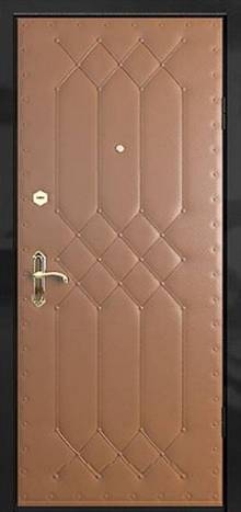 Фотография «Простая металлическая дверь с искусственной кожей №9»