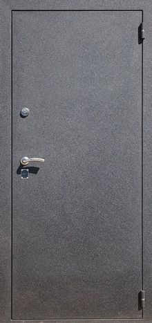 Фотография «Дверь металлическая крепкая с порошковым покрытием серая №106»