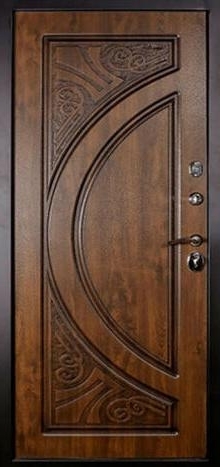 Фотография «Дверь с резьбой стальная №5»