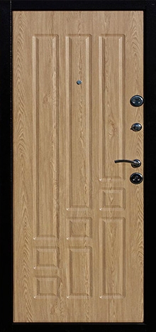 Фотография «Дверь металлическая с панелью МДФ звукоизолирующая венге №52»