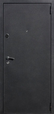 Фотография «Дверь офисная металлическая МДФ черная №114»