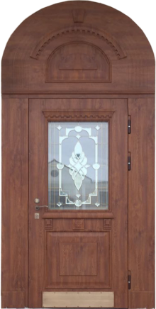 Фотография «Металлическая наружная дверь массив дуба №48»