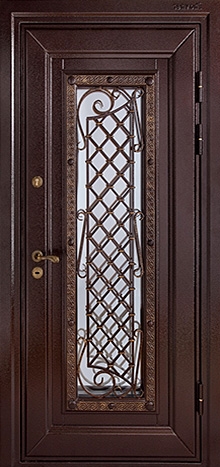 Фотография «Дверь эксклюзивная металлическая металлобагет №11»