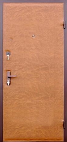 Фотография «Металлическая временная дверь с искусственной кожей №3»
