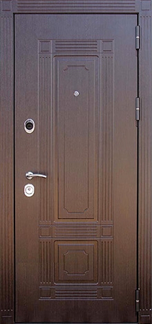 Фотография «Дверь с терморазрывом металлическая МДФ Шпон венге №14»