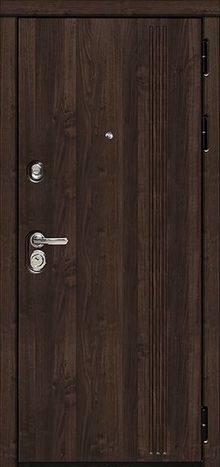 Фотография «Эксклюзивная металлическая дверь МДФ венге №14»