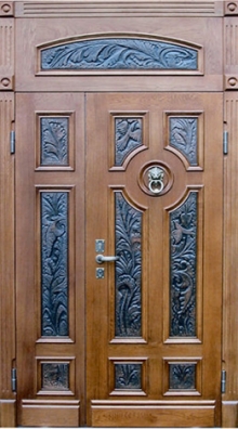 Фотография «Полуторная металлическая парадная дверь №11»