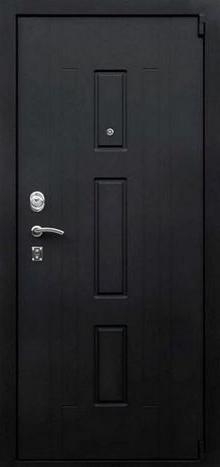 Фотография «Офисная стальная дверь МДФ черная №112»