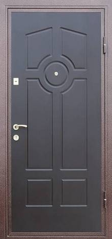 Фотография «Металлическая наружная дверь МДФ шпон серая №27»