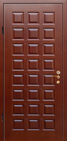 Фотография «Стальная дверь для коттеджа МДФ филенчатый №15»