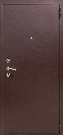 Фотография «Дверь с терморазрывом железная с порошковым напылением медный антик №3»