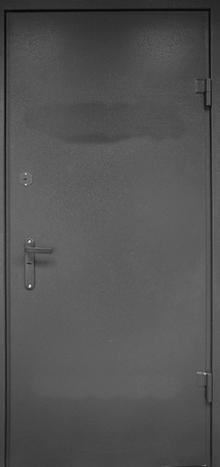 Фотография «Дверь стальная с порошковым напылением серая крепкая №105»