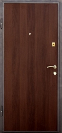 Фотография «Офисная стальная дверь с покрытием нитроэмаль черная №11»