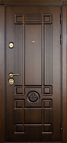 Фотография «Стальная дверь для коттеджа МДФ винорит венге №17»