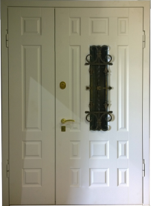 Фотография «Парадная дверь для коттеджа железная №138»
