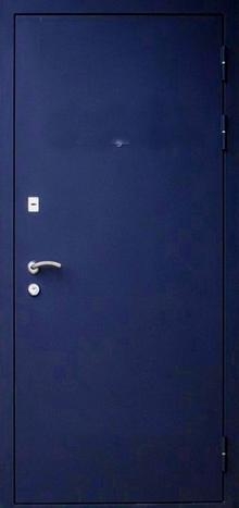 Фотография «Стальная дверь с порошковым покрытием синяя №96»