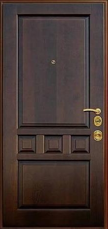 Фотография «Железная красивая дверь МДФ Шпон №33»