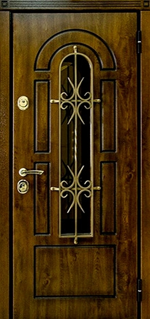 Фотография «Железная взломостокая дверь с ковкой №2»