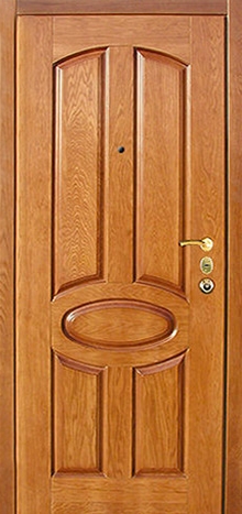 Фотография «Наружная стальная дверь МДФ филенчатый №8»