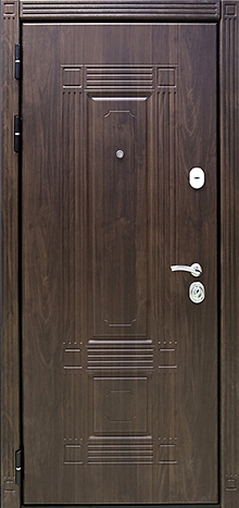Фотография «Дверь стальная с фотопечатью черная №6»