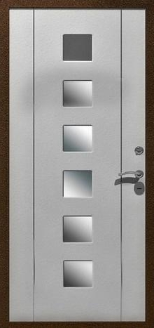 Фотография «Современная металлическая дверь МДФ №3»