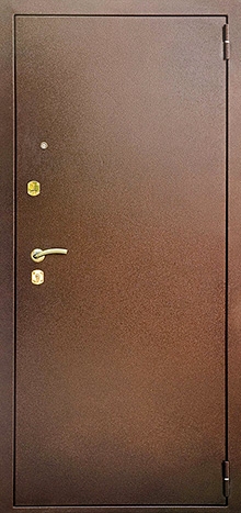 Фотография «Металлическая дверь звукоизолирующая с порошковым покрытием коричневая №30»