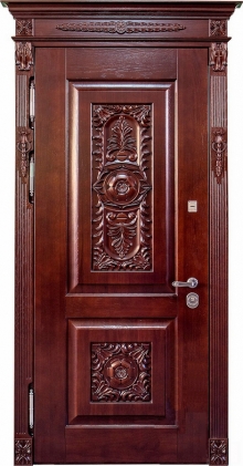 Фотография «Стальная дверь для дачи с массивом дуба №5»