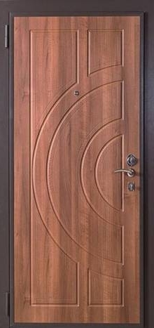 Фотография «Стальная дверь для дачи МДФ шпон зеленая №5»
