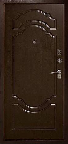 Фотография «Дверь железная с фотопечатью черная №16»