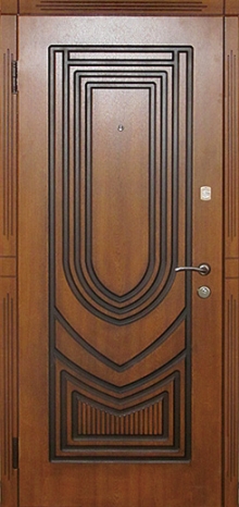 Фотография «Дверь стальная уличная МДФ шпон №7»