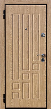 Фотография «Дверь трехконтурная металлическая современная  с порошковым покрытием №14»