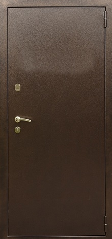 Фотография «Стальная дверь с порошковым покрытием медный антик №103»
